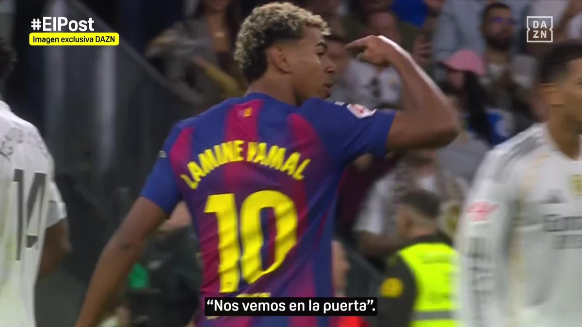 "Nos vemos en la puerta" 🗣️ La respuesta de Lamine Yamal a los jugadores del Real Madrid después de ELCLÁSICO #ElPost