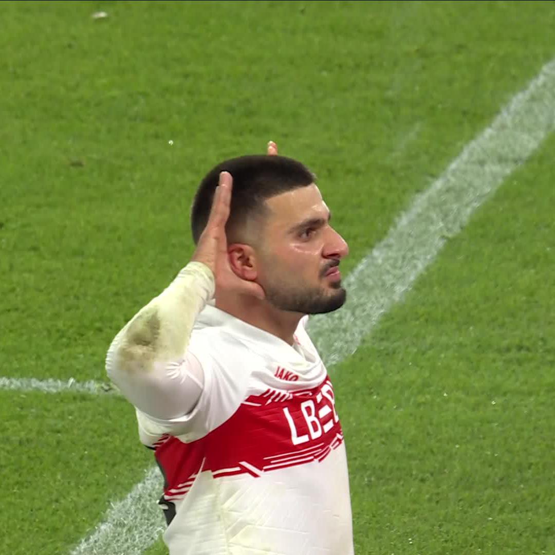 Deniz Undav meldet sich zum Dienst #DAZNmoment #Bundesliga