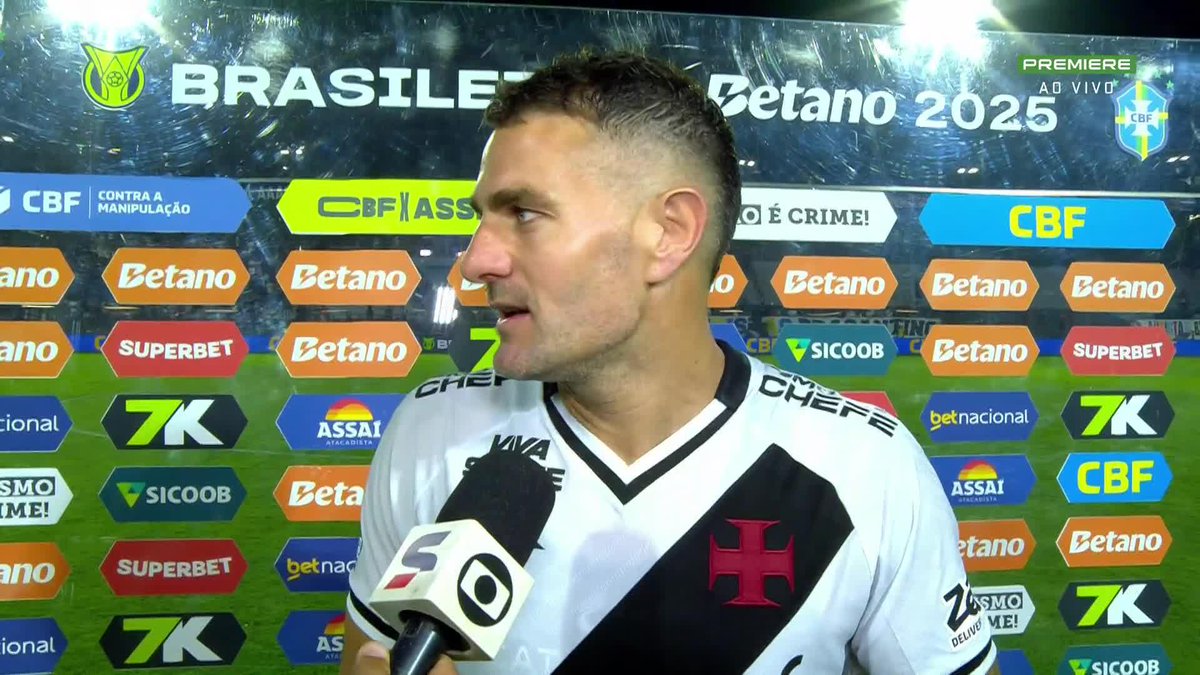 Vegetti enalteceu o comentário de Biro, que profetizou os dois gols do Pirata, além de falar sobre o período em que ficou sem balançar as redes #Futebol #Brasileirão #Vasco