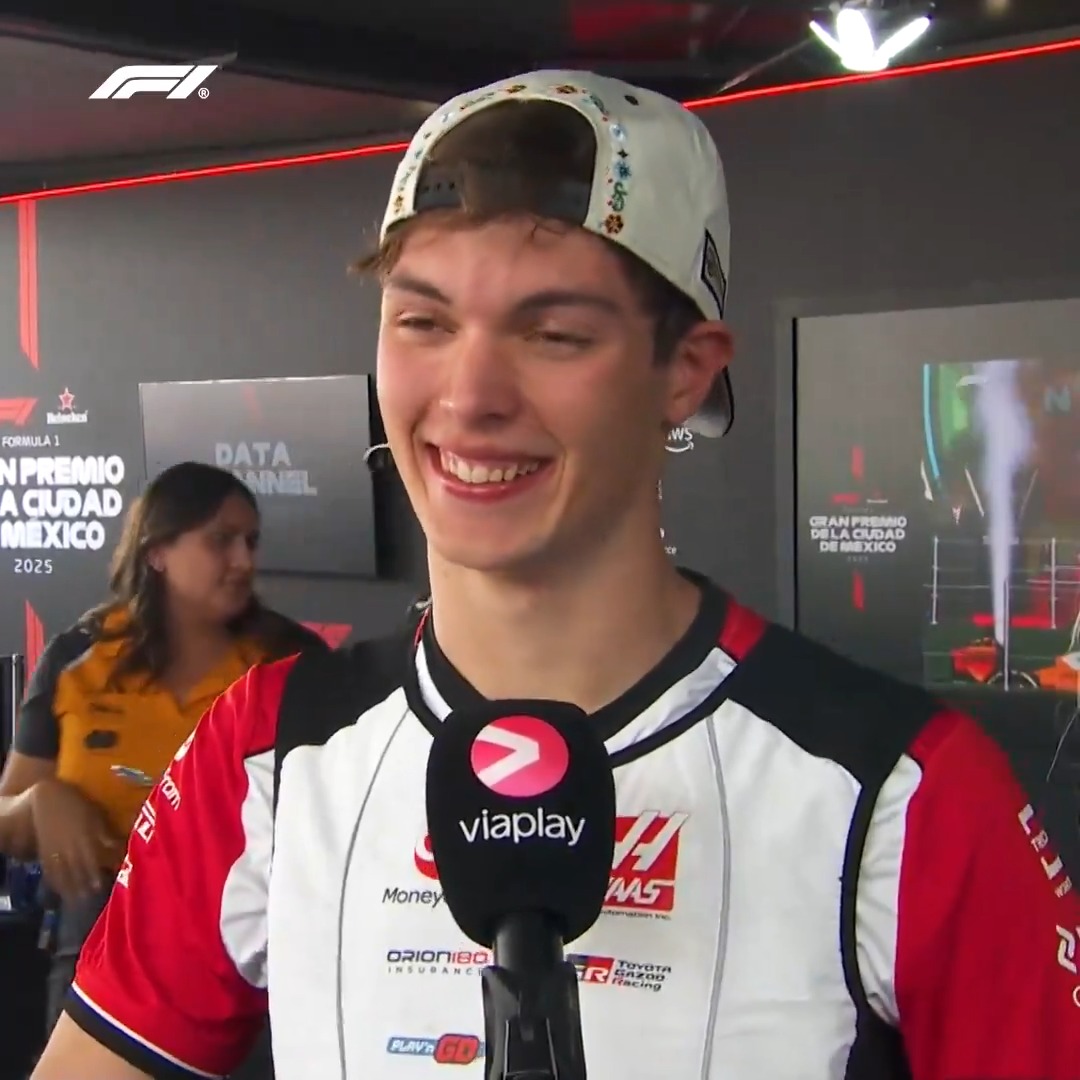 An emotional day for Ollie 🥹🥹 🎥 @ViaPlay #F1 #MexicoGP