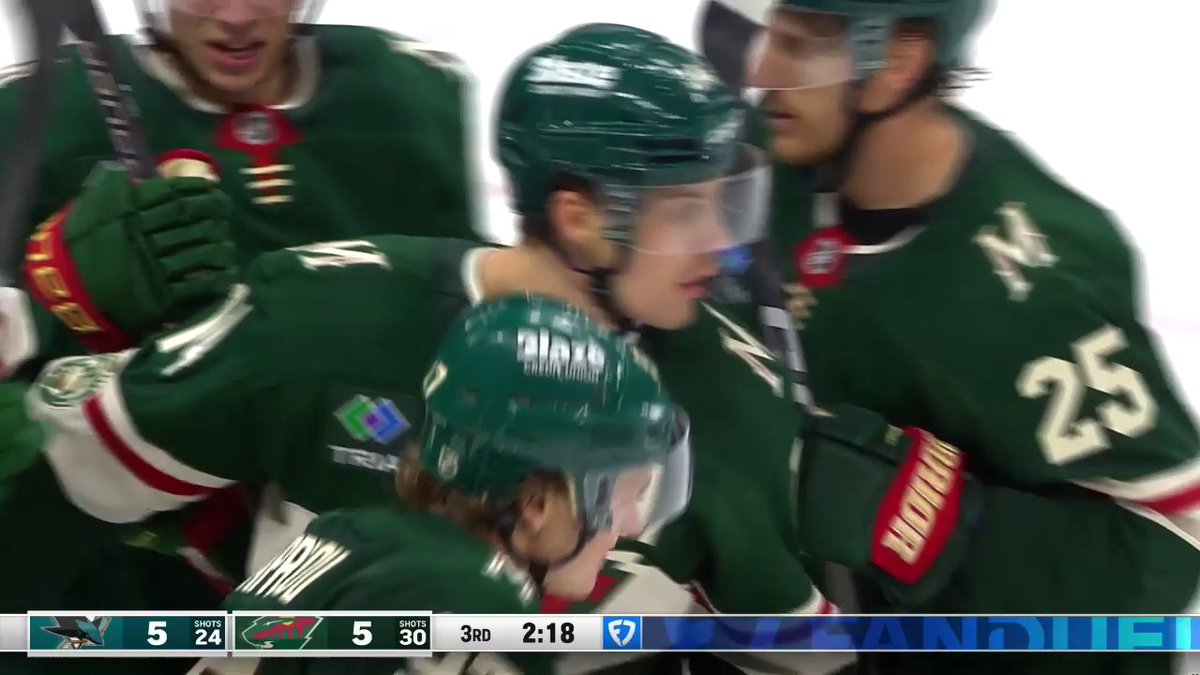 THE WILD HAVE TIED THE GAME LATE IN THE THIRD 😳