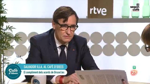 ☕ Salvador Illa Roca descarta negociar un referèndum per Catalunya tot i la referència firmada a l'acord de Brussel·les 📲