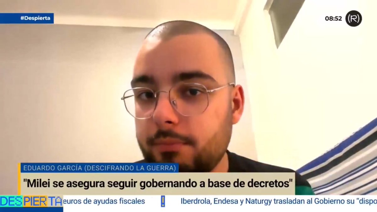 🇦🇷 "La derecha argentina se impone, por menos margen que en anteriores elecciones legislativas y en las elecciones con menor participación desde el retorno de la democracia" Eduardo García sobre Argentina y la situación de Javier Milei 👇🏽 📺 DESPIERTA!