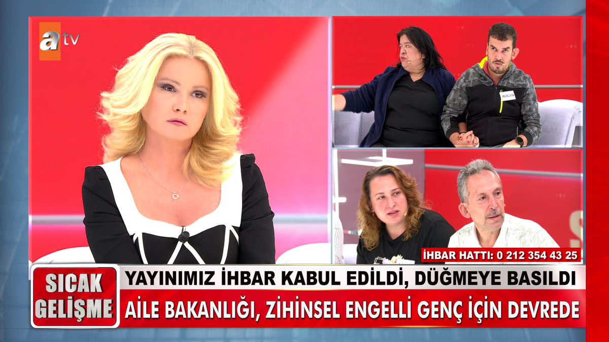 Aile Bakanlığı, zihinsel engelli genç için devrede. #MügeAnlıİleTatlıSert #MügeAnlı Müge Anlı ile Tatlı Sert