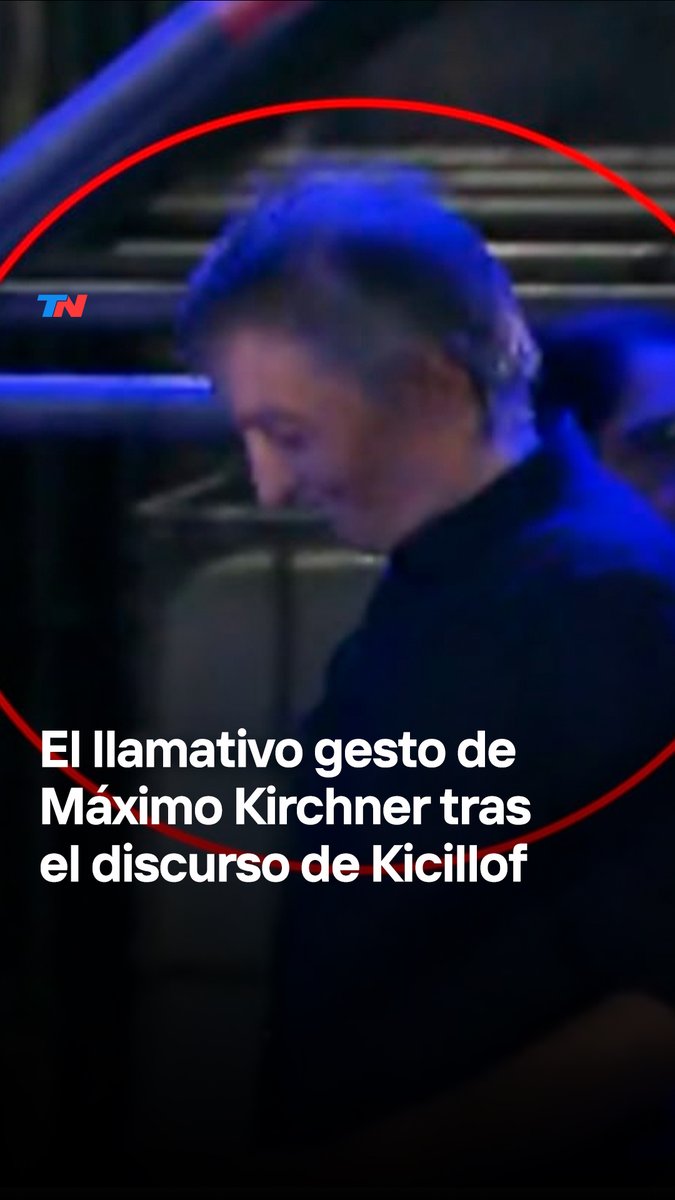 El llamativo gesto de Máximo Kirchner tras el discurso de Axel Kicillof y las caras sugerentes del diputado e hijo de la expresidenta, mientras el gobernador de la provincia de Buenos Aires hablaba después de la derrota de Fuerza Patria.