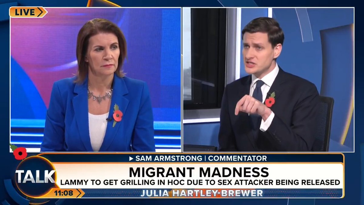 "The British state has just broken. It has completely ceased to function. The public deserves far, far more than this!" Commentator Sam Armstrong's furious rant about the handling of Ethiopian migrant Hadush Kebatu, who sexually assaulted a 14 year old girl. Julia Hartley-Brewer