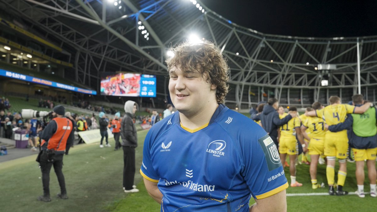 "I've worked for this my entire life. To be here, along with all the other lads who made their debuts and with my family, it just means everything to me." ๐ Alex Usanov sums up his emotions after making his Leinster debut on Saturday night. ๐ #NeverLessThanEverything
