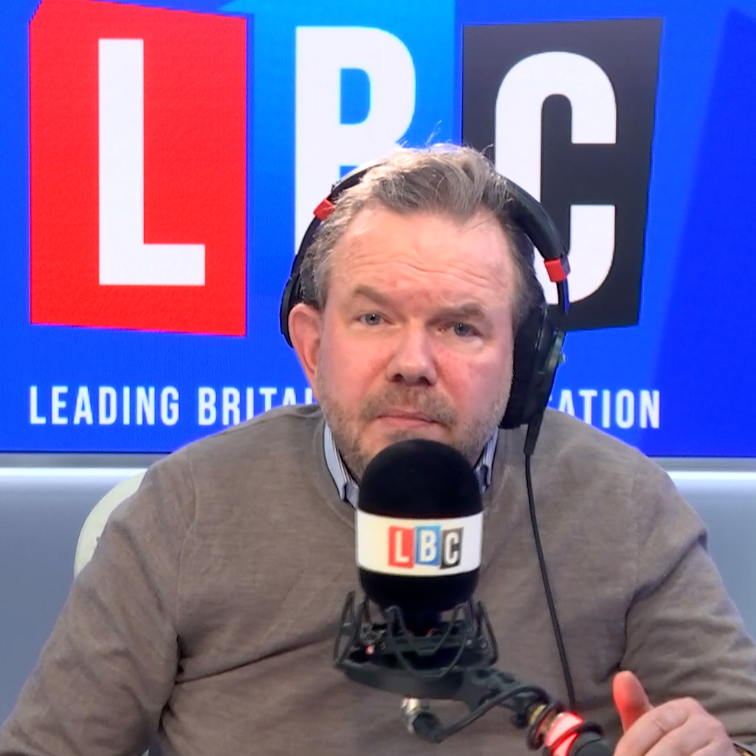 ‘…That’s who you’re debating with.’ James O’Brien reveals the shocking text messages previously sent into the show by an LBC listener.