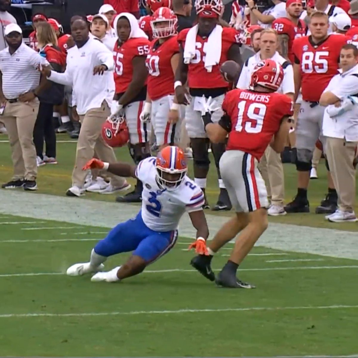 Florida hate week. Brock Bowers 73 yard TD was an amazing feat.