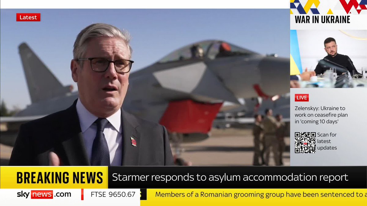 'I'm determined that we will close those hotels... And where people have got no right to be in our country, we're removing them' Sir Keir Starmer reacts to asylum accommodation report. 📺 Sky 501 and YouTube
