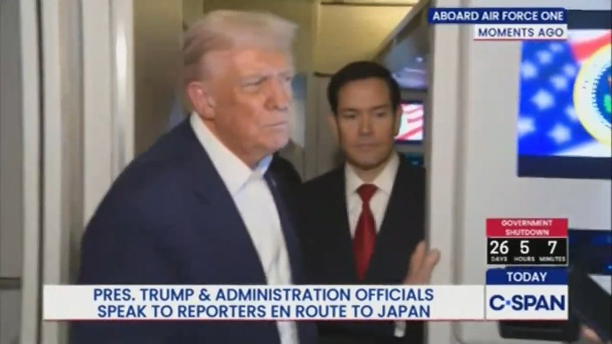 Trump says 'he'd be allowed' to serve a third term by running as Vice President.