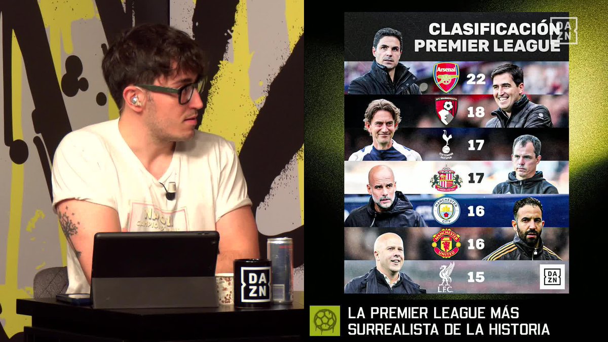 LA TEMPORADA MÁS SURREALISTA DE LOS ÚLTIMOS AÑOS EN LA PREMIER LEAGUE ⚠️ ¿Y si la gana el equipo más inesperado? 😏 Disfruta GRATIS Y SIN REGISTRO de #LaDazoneta 🔗