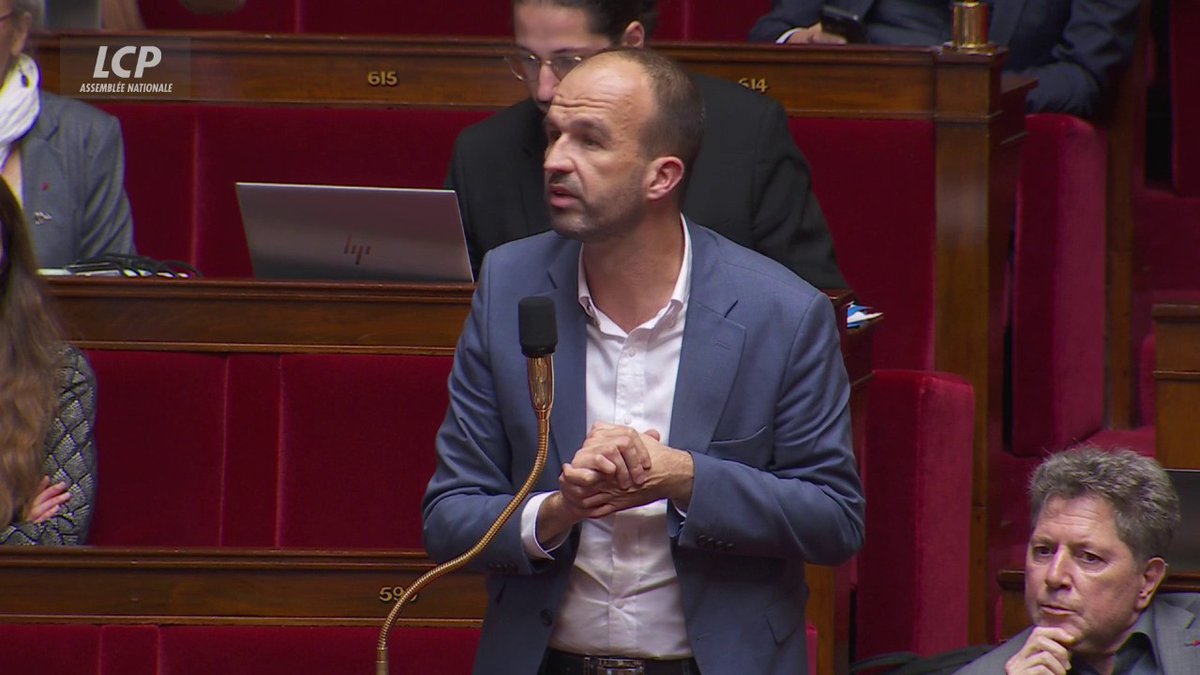 Rappel au règlement de Manuel Bompard : "Les débats n'ont pas lieu ici dans l'hémicycle mais dans des salles parallèles", dénonce le député LFI. #DirectAN #Budget2026