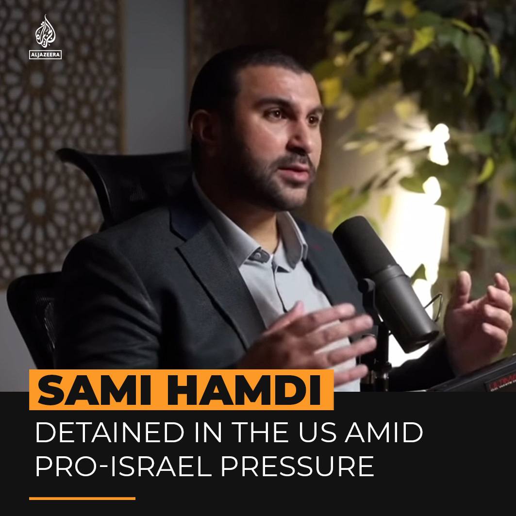 US immigration officials have detained UK journalist Sami Hamdi after his visa was revoked for ‘national security’ reasons. Rights groups say it’s due to his criticism of Israel’s war on Gaza, after US far-right activists and pro-Israel influencers called for his deportation.