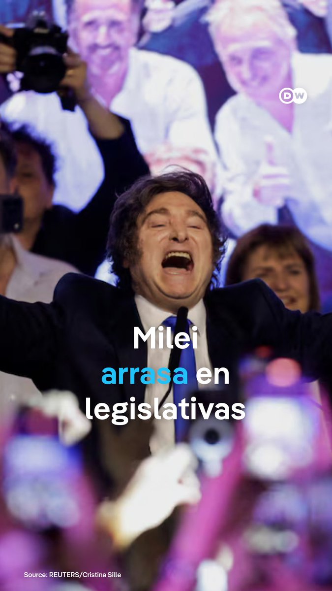 Milei arrasa en las legislativas de Argentina, vistas como un referéndum a la gestión del presidente Se impuso en las legislativas con más del 40 % de los votos, ganando terreno en provincias clave. Su bloque aumenta en el Congreso, pero necesitará acuerdos para gobernar./pl