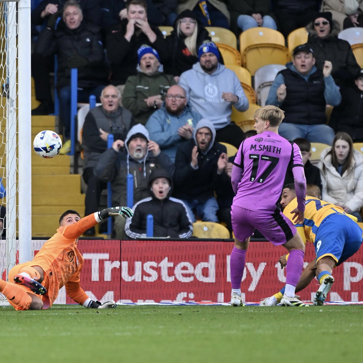 Vital stops from Super Sam! 🛑 #wafc 🔵⚪️ | Sam Tickle