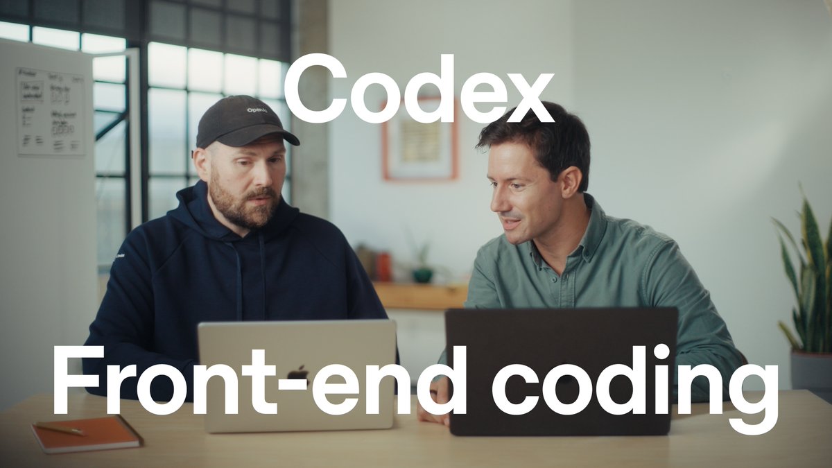 Codex’s multimodal abilities can help you design, iterate, and build beautiful frontends for your apps Channing Conger and Romain Huet show how to use Codex Cloud as your front-end design partner — from sketching ideas to shipping UI.