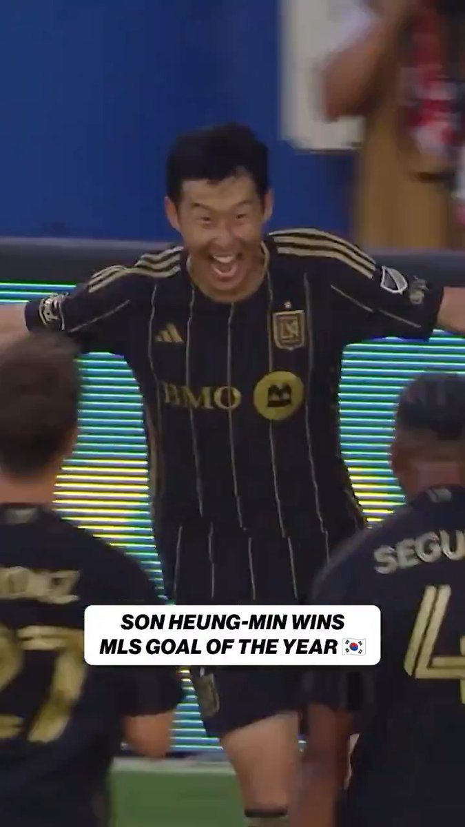 SONNY’S WELCOME TO MLS MOMENT 🤩 This stunning free kick from Son Heung-Min has won the 2025 Major League Soccer Goal of the Year 🔥
