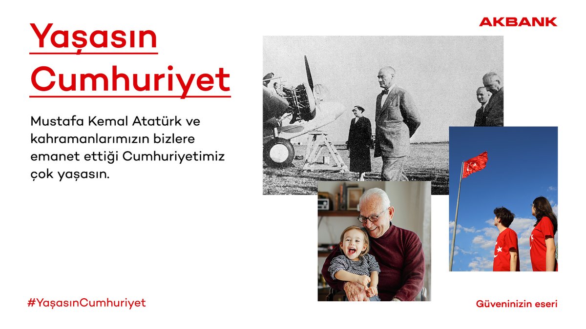 Ulu Önder Mustafa Kemal Atatürk ve kahramanlarımızın bizlere emaneti Cumhuriyetimiz çok yaşasın. 🇹🇷 29 Ekim Cumhuriyet Bayramımız kutlu olsun. #YaşasınCumhuriyet