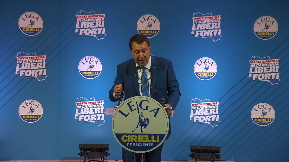 Il mio intervento di ieri a Napoli alla presentazione dei candidati della Lega alle elezioni regionali della Campania.