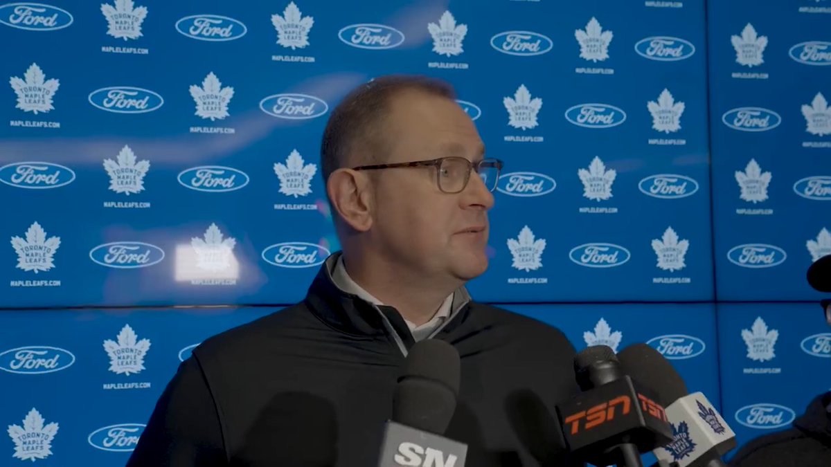 🎙️| General Manager Brad Treliving spoke to the media regarding Joseph Woll’s return