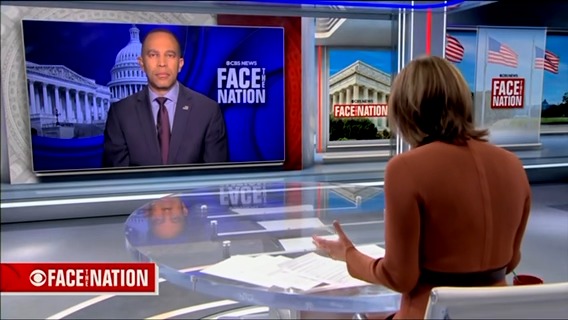 🎬 WATCH: Hakeem Jeffries got called out on CBS for Democrats' strategy of using American suffering as "leverage." Jeffries and his Democrat colleagues voted AGAINST the clean bill to fund the government, hurting food stamp recipients, federal workers, and our national security.