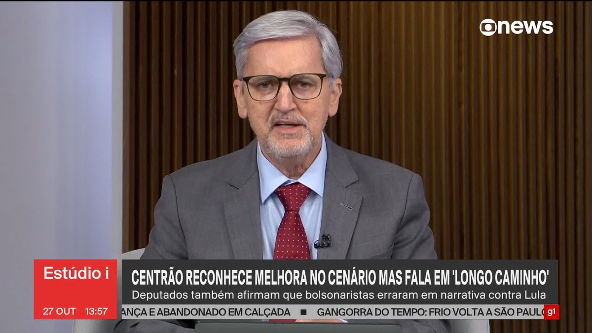 Valdo Cruz: em off, líder bolsonarista diz que “perdemos a bandeira americana” e que foi uma “derrota política nossa”. Declaração em reservado foi feita após foto de Lula com Trump. #Estúdioi ➡ Assista à #GloboNews: