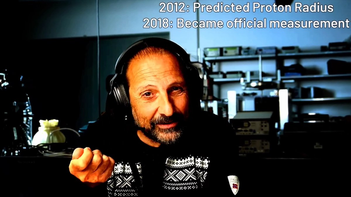 Physicist Nassim Haramein predicted the proton’s charge radius in 2012—by 2018, it became the official standard. He says protons are mini black holes, and mass comes from quantum vacuum energy. Watch more here: