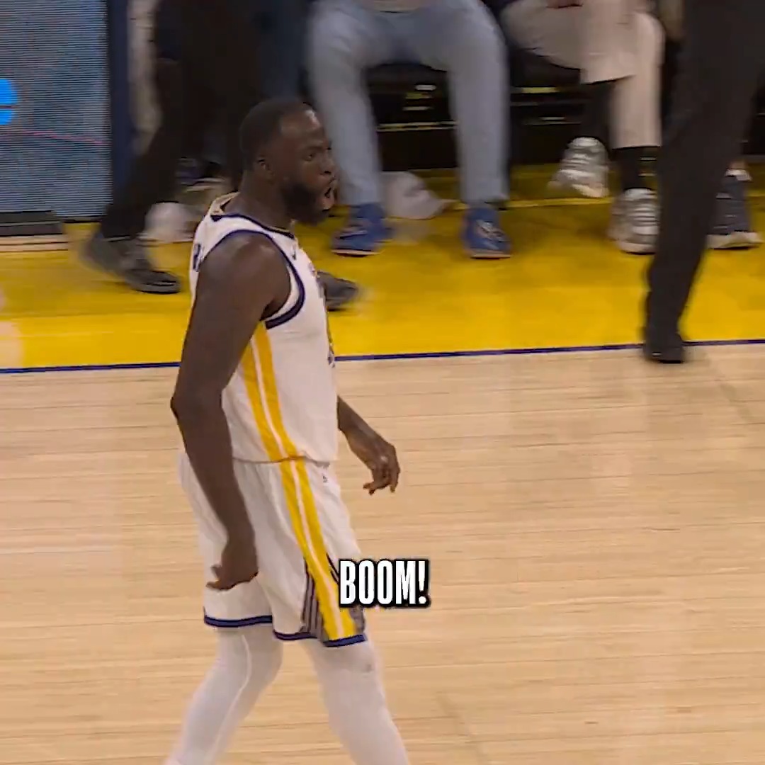 BOOM 🎙️ Draymond mic check.