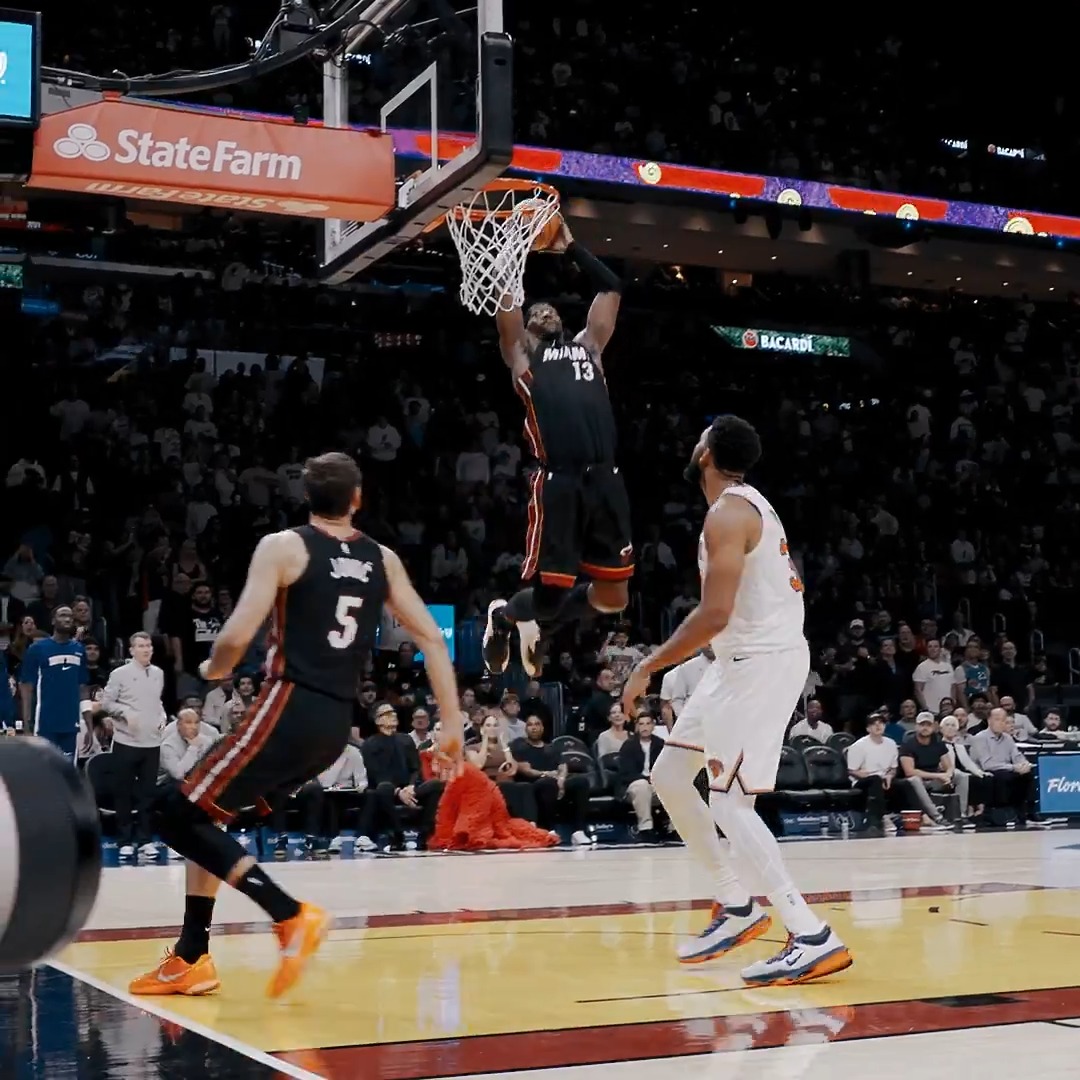 Bam blew the roof off the place and sent the Knicks packing with this one Most Explosive Play of the Game // C4 Energy