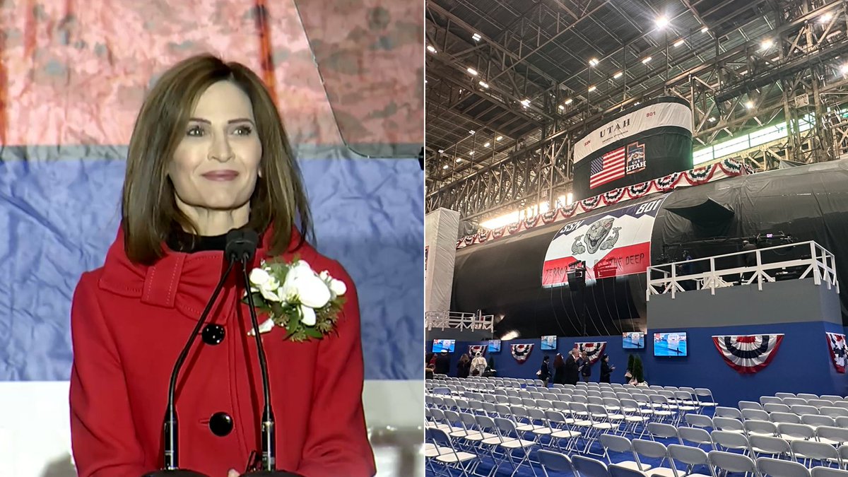 My amazing wife Sharon had the honor of a lifetime this weekend, accepting her role as a sponsor of the new USS Utah. This Virginia-class nuclear submarine and her crew will soon sail as silent guardians of America beneath the waves.