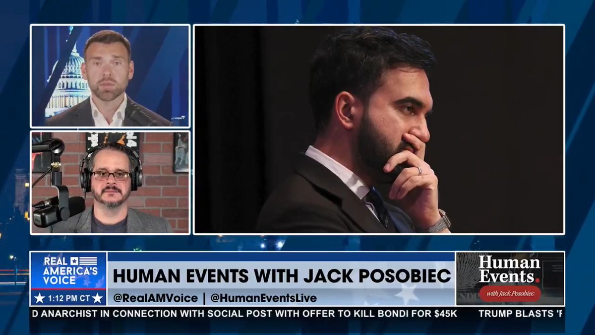 "ZOHRAN MAMDANI IS WINNING BECAUSE OF MASS IMMIGRATION" "Foreign born- leading group for his candidacy." Jack Posobiec and Auron MacIntyre discuss America's "addiction to mass immigration."