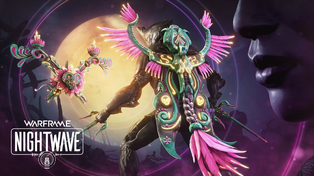 What’s that ethereal beat cutting through the static? It’s Nightwave: Dreams of the Dead, live now! Complete Weekly Acts to earn Rewards like the Monarcierro Day of the Dead Syandana and more: