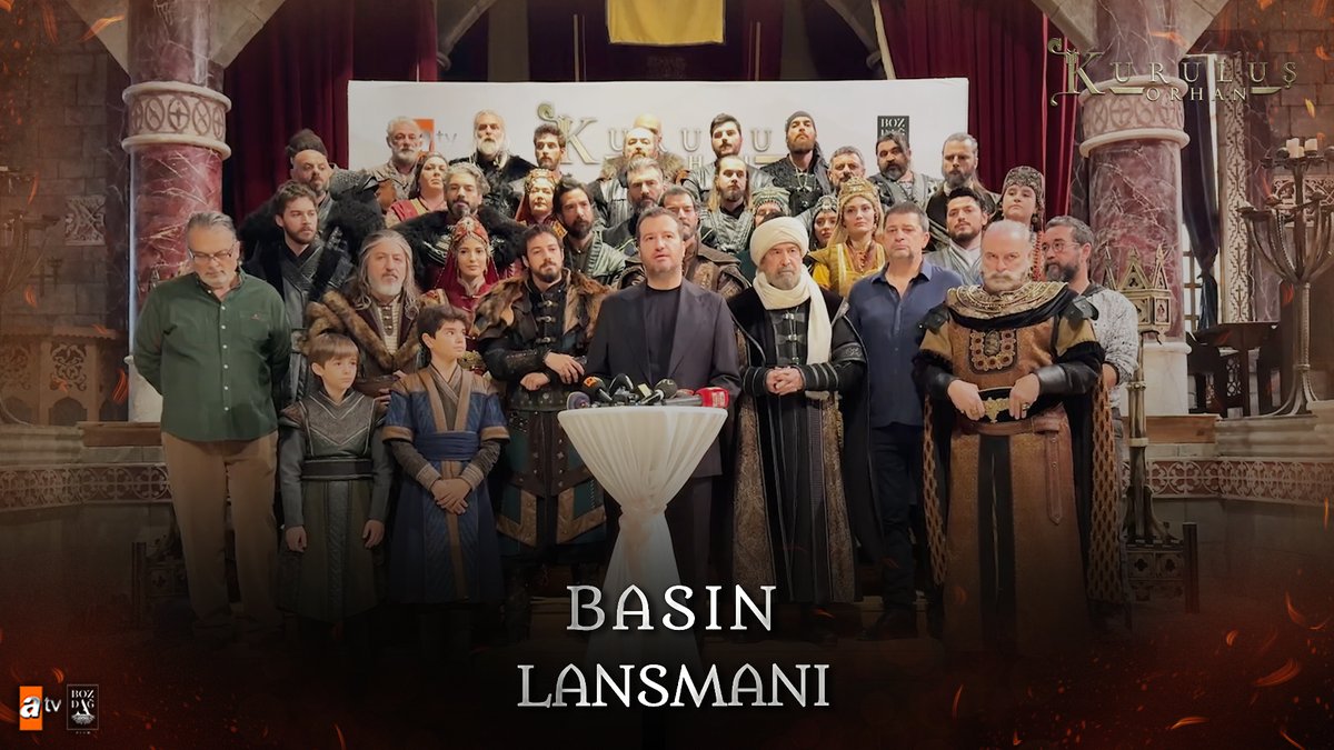 Yeni hikayesi, yeni dünyası ve müthiş oyuncu kadrosuyla Kuruluş Orhan bugün tam kadro yerli ve yabancı basın mensuplarıyla bir araya geldi. Lansmandan özel anlar sizlerle. #KuruluşOrhan yeni sezon ilk bölümüyle Çarşamba 20.00’de atv’de. 🔥 atv Bozdağ Film