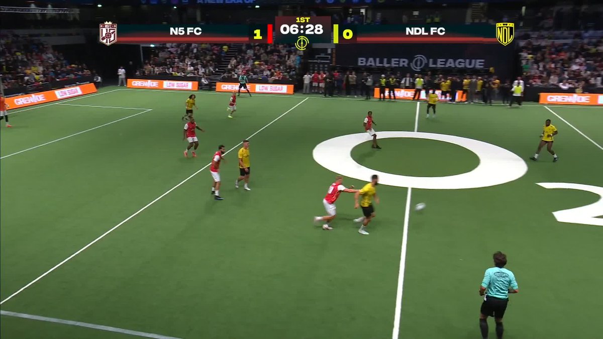 Niko Omilana’s unnamed ACTIVE Premier League footballer in the Baller League has came on, seemingly only for set pieces… Can anyone tell who it is from the stance and run up?