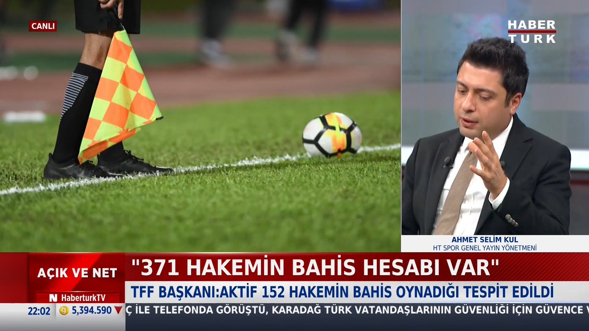 📌"Bahisçi hakemler" iddialarına dair hangi detaylar var? HT Spor Genel Yayın Yönetmeni Ahmet Selim Kul #AçıkveNet'te değerlendirdi.