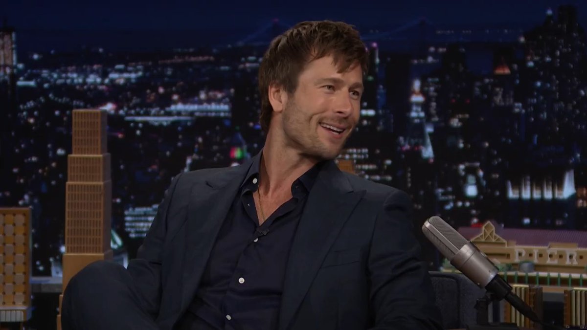 .Glen Powell watched Saturday Night Live - SNL growing up and now he’ll be hosting 🥹 #FallonTonight