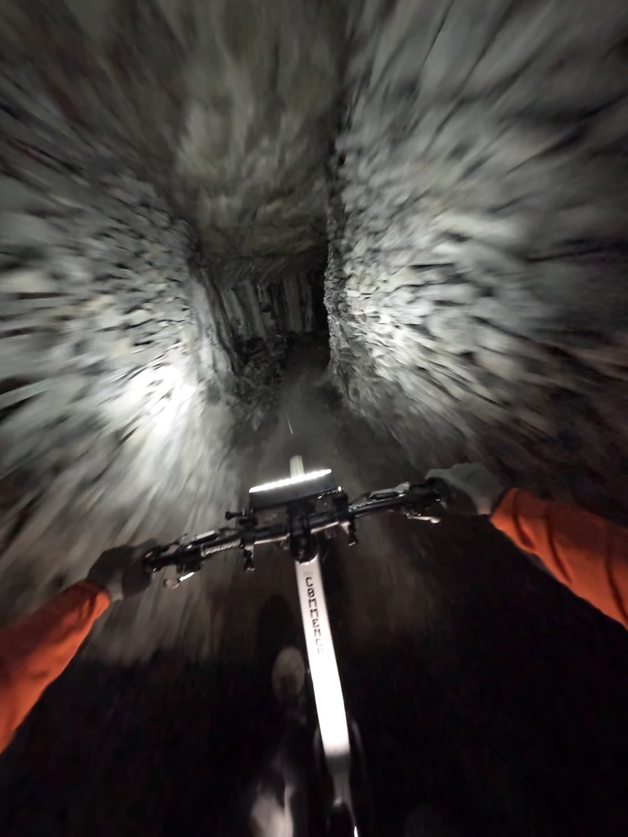 Biking an abandoned mine shaft 🤯 #GoProAthlete Antoni Villoni is braver than most with his new #GoProMAX2. #GoPro #GoProPOV #GoProBike #MTB #Abandoned