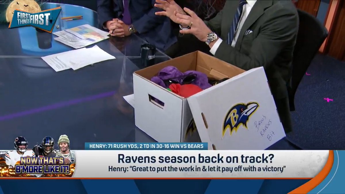 .Chris Broussard isn’t ready to put on his Ravens robe just yet… But he is ready to put on his sunglasses following T7 😎 The toy toss that transformed the tacklers.