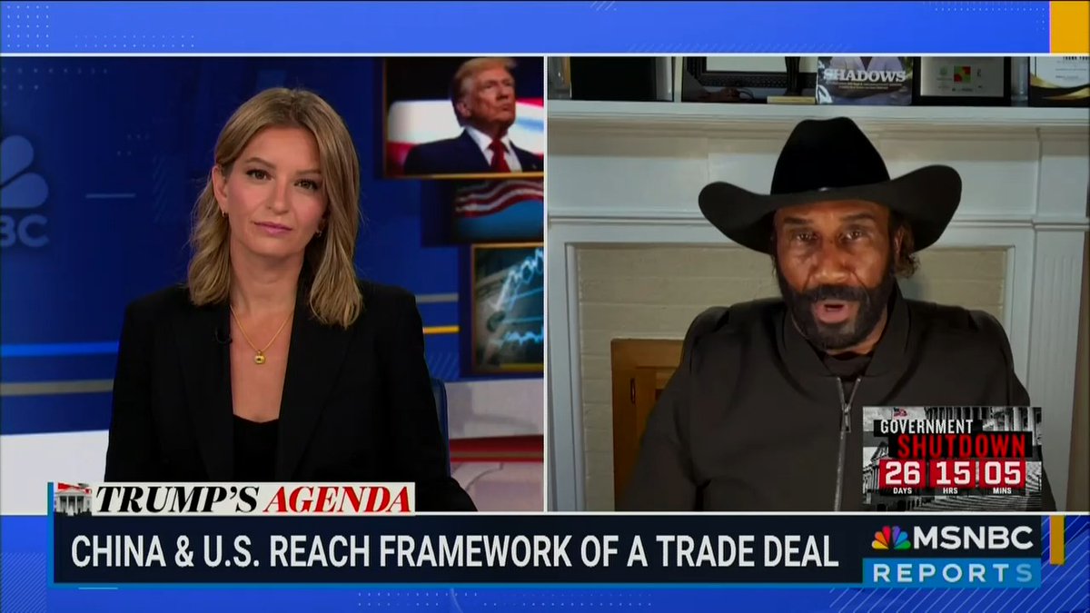Farmer: I was selling soybeans for $16.80 a bushel. Trump announced those tariffs to China and the price plummeted all the way down to $7 a bushel. The tariffs aren't working. Trump said farmers are gonna get some money. I haven't seen a dime. In 10 months, Trump has caused complete chaos in the agriculture sector.