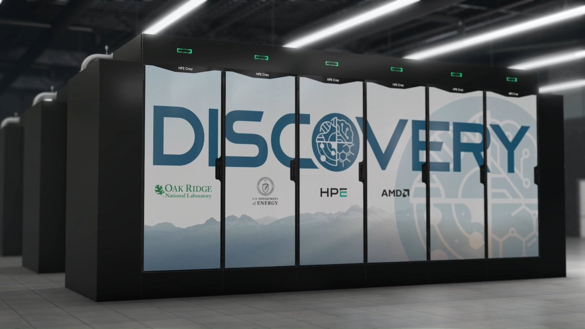 Advancing U.S. AI and scientific research at scale, AMD technology empowers the people behind the science. Hear from Oak Ridge Lab researchers on how Discovery, the next-generation U.S. Department of Energy flagship supercomputer, will drive breakthroughs in AI, science, and energy. 🎥