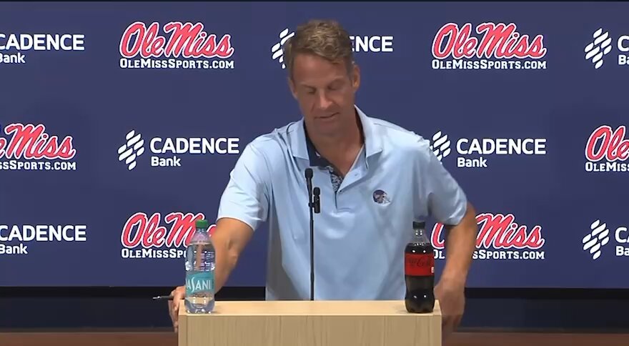 Lane Kiffin, on Brent Venables saying Oklahoma had the better team “That’s a hot take. I wouldn’t have thought people watching would say that..I think we should’ve won by a couple scores…Interesting take. Whatever he needs to say. Maybe they had the better team last year when we beat them”