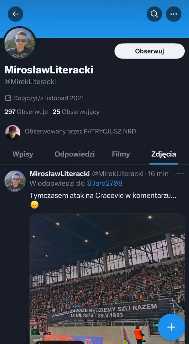 Ale to ja jestem pojebany, bo czasem skomentuję jakąś bieżącą sytuację, która zdarzyła się w innym klubie xD
