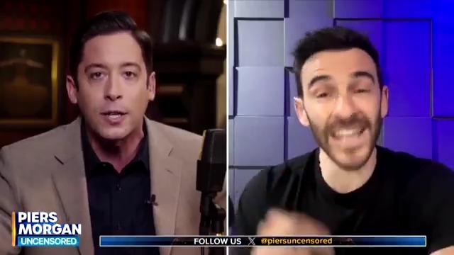 "The Democrats are on the wrong side of virtually every issue in the country!" Watch Michael Knowles and Brian Tyler Cohen debating Trump's new ballroom and more in US politics👇 📺 Piers Morgan | Michael Knowles | Brian Tyler Cohen