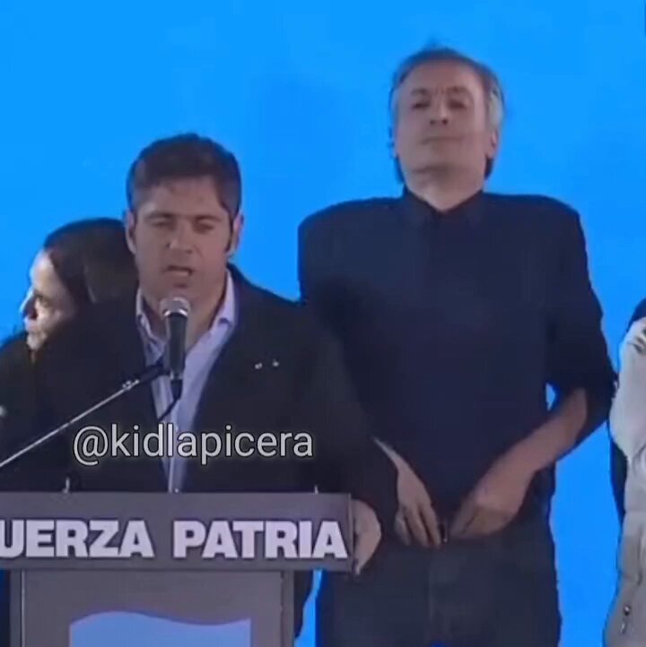 No te pierdas la cara de Máximo detrás de Kicillof. No se soportan, son unos hipócritas. Peronismo puro.... #Elecciones2025