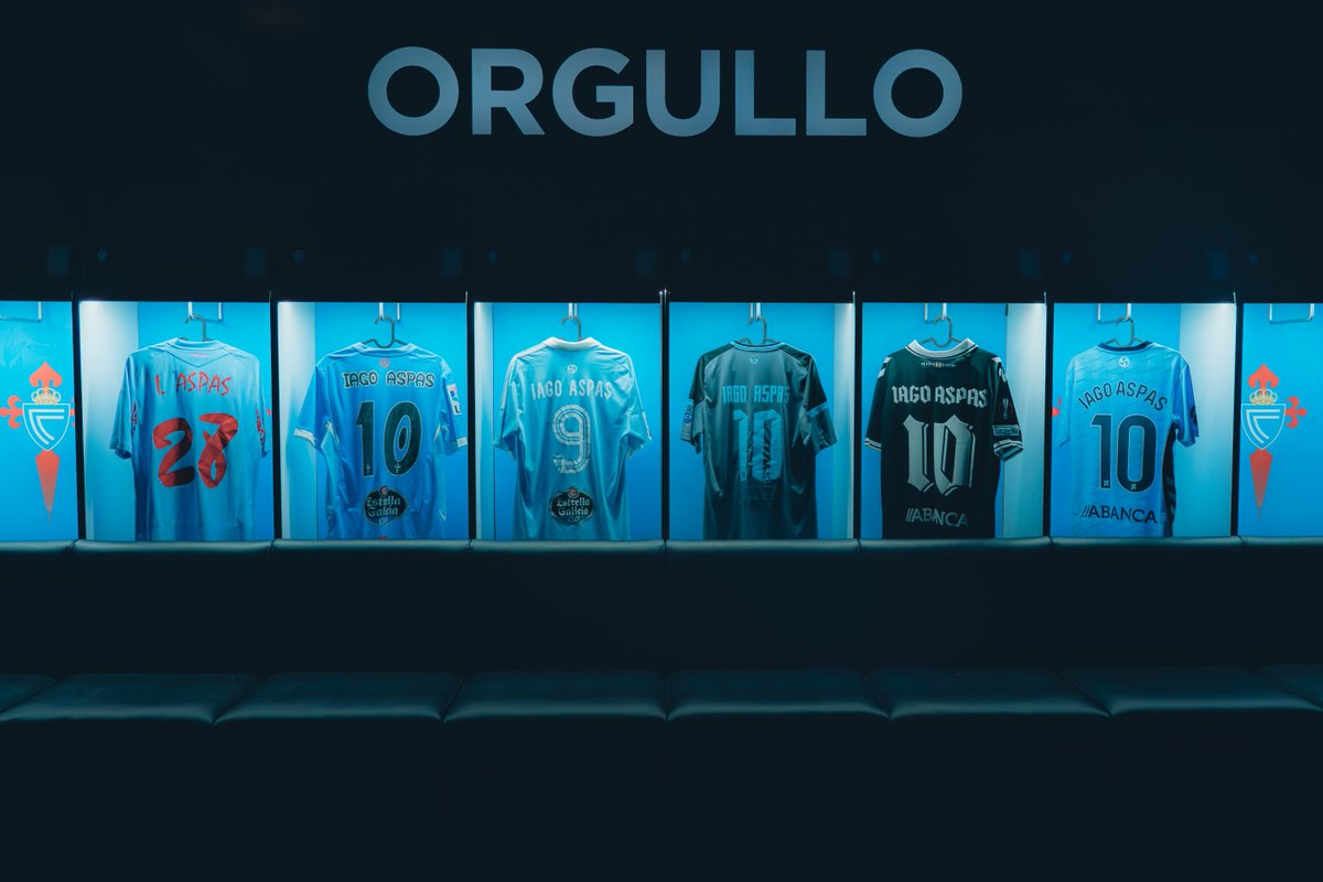 Xoga polo escudo de diante e a xente lembrará o nome que hai detrás. Iago Aspas Juncal, o xogador con máis partidos da historia do Celta 👑