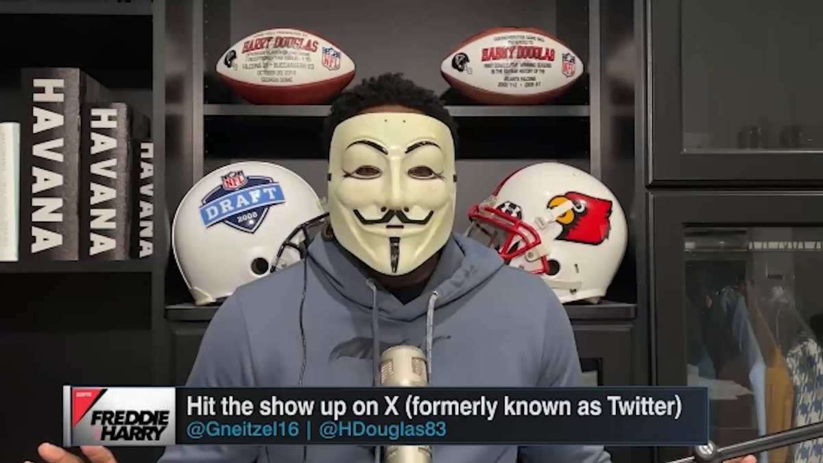 "When things like yesterday transpired with my Falcons, I don't want people to see my face." Harry Douglas is down bad 🤣