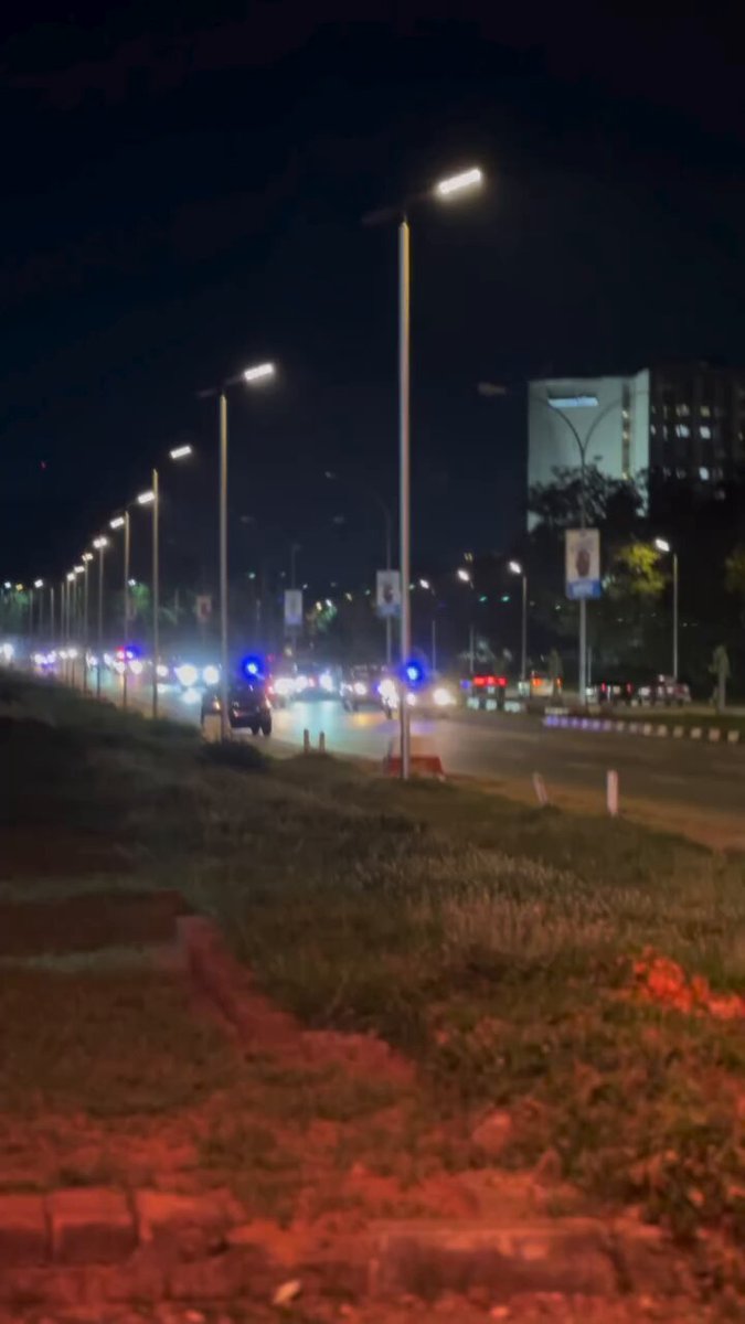 In most countries, a defeated opposition leader retreats quietly. Here, they move flamboyantly through the capital city as if they just won an election. See Atiku’s convoy 😌