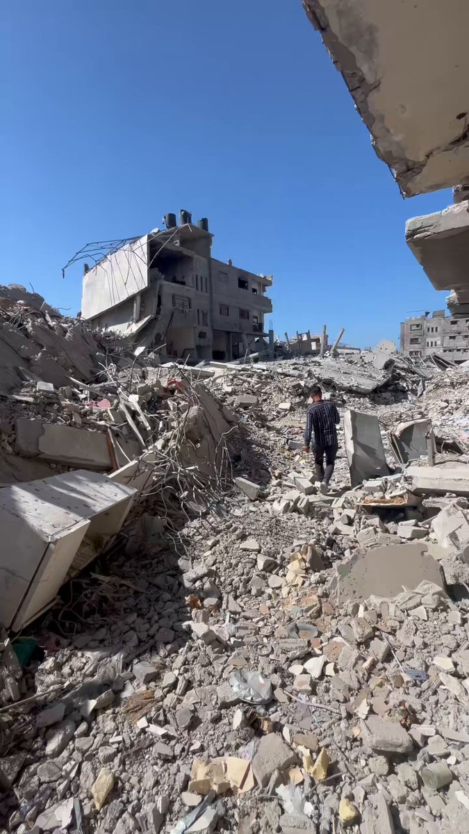 Scenes of widespread destruction have struck the Sheikh Radwan Camp in the northwestern part of Gaza City following the recent attacks that targeted various areas across the Gaza Strip.