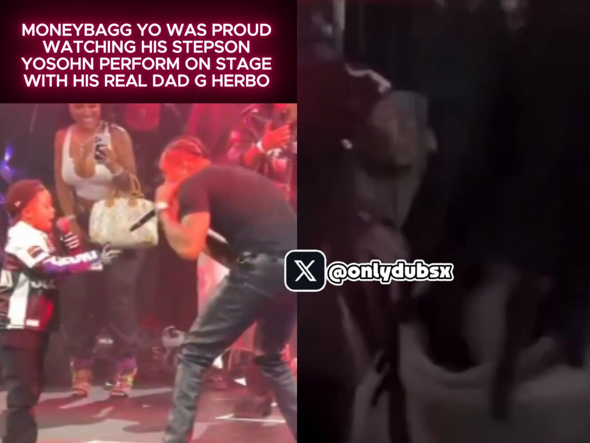Moneybagg Yo was proud watching his stepson Yosohn perform on stage with his real dad G Herbo 🔥